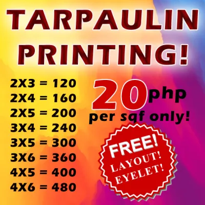 Tarpaulin Banner Free layout Free Eyelet