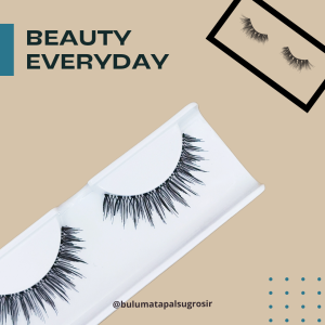 Bulu Mata Palsu Natural LUSINAN (12 PASANG) Kode 24s