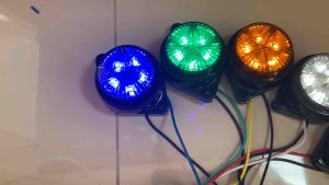 Lampu Bak Samping Truk Bis 24 Volt Model Bulat