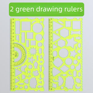Multifunctional Drawing Ruler Geometric Function Drawing Measuring Ruler Angle Student Soft Ruler