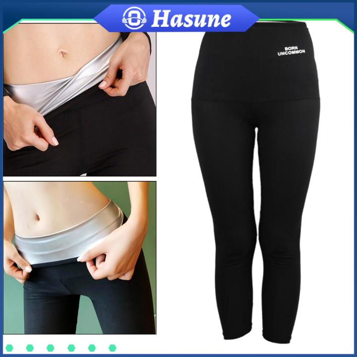 Hasune Women Slimming Pants Body Shaper Training Sweat Sauna Capris ...