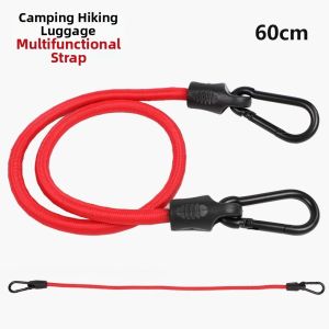 NEXTYOO Đường kính 8mm Móc lều dây thun Đỏ  Đen chiều dài 60/120cm Dây đai hành lý leo núi  Ba lô dã ngoại và dây buộc Thích hợp cho việc cắm trại