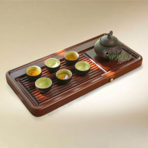 [ GIÁ SỈ ] Khay Gỗ Bàn Trà Nguyên Khối - Đựng Ấm Chén Dụng Cụ Uống Trà Đạo Hàng Việt Chất Lượng Cao SX Trong Nước