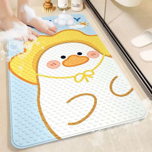 *SG SELLER* Anti-Slip Shower Bath Mat with Strong Suction Cups|40x70cm Shower mat|Bathtub Non Slip PVC bath mat