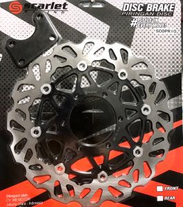 Piringan depan SCORPIO Z SCORPIO NEW CAKRAM LEBAR 300mm scorpio disc brake front YAMAHA SCORPIO Z SCORPI NEW SCORPIO OLD DISC PIRINGAN DEPAN BESAR 300mm yamaha scorpio rotor disc cakram piringan front depan yamaha scorpio new scorpio z 225cc disc brake