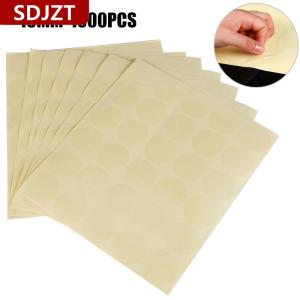 [COD] SDJZT 1000 15mm CLEAR round Sticker ป้ายชื่อโปร่งใสวงกลมพีวีซีซีลฉลาก