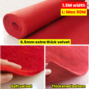 (Any size) Neoprene Red Carpet Runner Reusable Red Plastic Floor Runner Non Slip Rubber Backed Runner Rugs for Hallway Red Aisle Runner Carpet Roll for Wedding Party Decor Prom Business Outdoor (50 meters long)