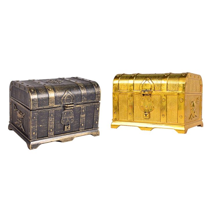 Pirate Treasure Chest Decorative Treasure Chest Keepsake Jewelry Box Plastic Toy Treasure Boxes Party Decor Large Size Lazada PH