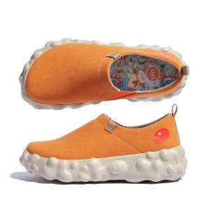 UIN Toledo VI Womens Sneakers Lightweight Walking Slip Ons Art Athletic Travel Shoes-Dusty Leaf