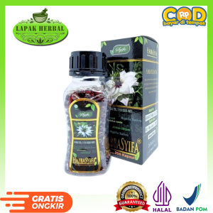 HABBASYIFA OIL KAPSUL HERBAL  HABBATUSSAUDA JINTAN HITAM BLACK SEED ORIGINAL | ISI 90 DAN 200 KAPSUL