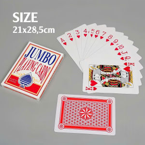 Bộ Bài Tây Khổng Lồ Full Size trò chơi giải trí vui vẻ - Bài Poker kích thước lớn A4 Playing Card