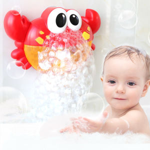 Bubble Crabs Music Baby Bath Toys Kids Pool Swimming Bathtub Soap Machine Automatic Bubble Funny Crab Bath Toy for Children