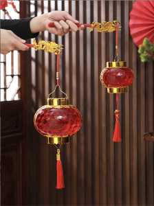 Lampu Lampion Led Imlek Cina Baterai Listrik Out Indoor Hiasan Gantung Model bulat pajang lonjong