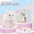 Walking Cat Toys for Kids with Leash, Plush Toy Cat That Walks and Meows, Interactive Cat Toy for Kids Aged 3-7, Best Birthday, Children's Day for Girls and Boys. 