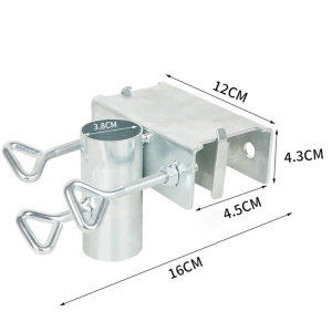 Heavy Duty Patio Umbrella Stand Clamp Metal Balcony Umbrella Holder For Outdoor