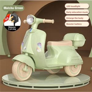 Children Electric Motor Kids Scooter Children Inspired Ride On Scooter Motor With Storage Eletric Remote Motorcycle 摩托车