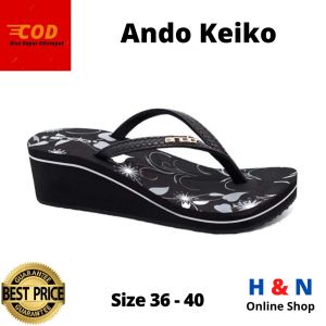 H&N Online Shop - Sandal Jepit Wedges Wanita ANDO KEIKO - Size 36-40
