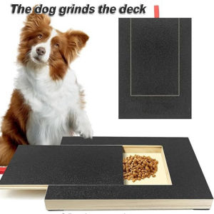 PetSafe Dog Grinding Deck Wooden Durable Black Claw Board with Handle for Pet Grooming