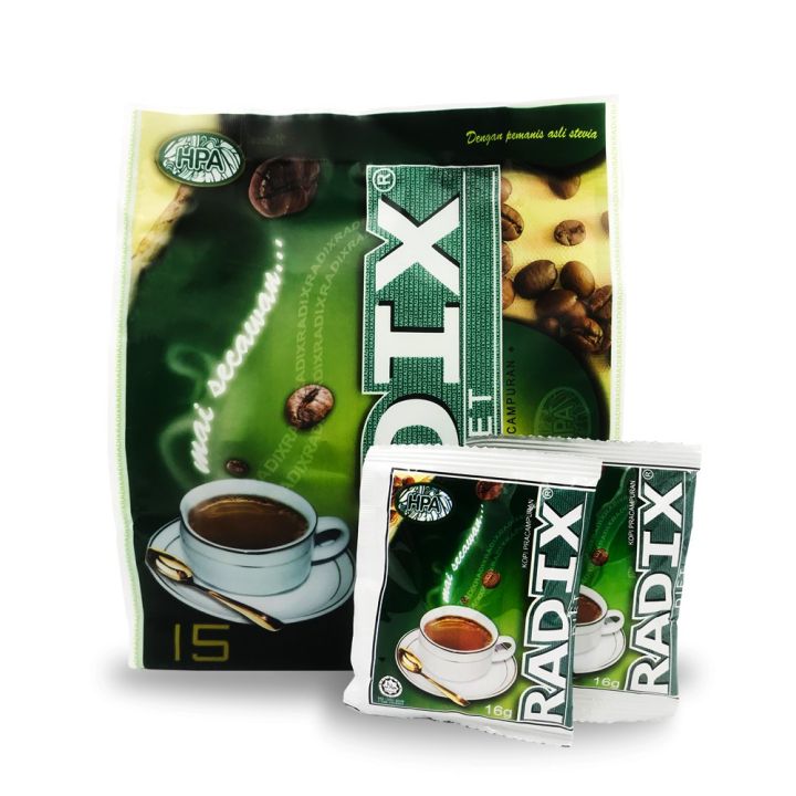 HPA Kopi Radix Diet 15 sachet Lazada