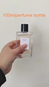 8pcs 100ml Empty Premium Perfume Bottle Clear Glass Spray Bottle Crimp Nick Perfume Bottle Empty Container Packing