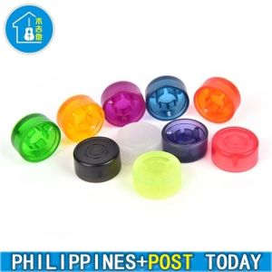 Colorful Pedal Foot Nail Cap Plastic Guitar Effect Pedal Foot Switch Toppers Foot Nail Cap Protection Cap
