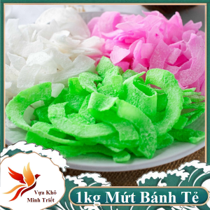 Mứt Dừa Bánh Tẻ Truyền Thống Thơm Béo Tự Nhiên- VỰA KHÔ MINH TRIẾT