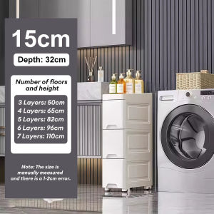 DINEEASY 3-7layers Sim Drawer Organizer Gap Drawer Organizer Kitchen Cabinet Organizer Movable Drawer