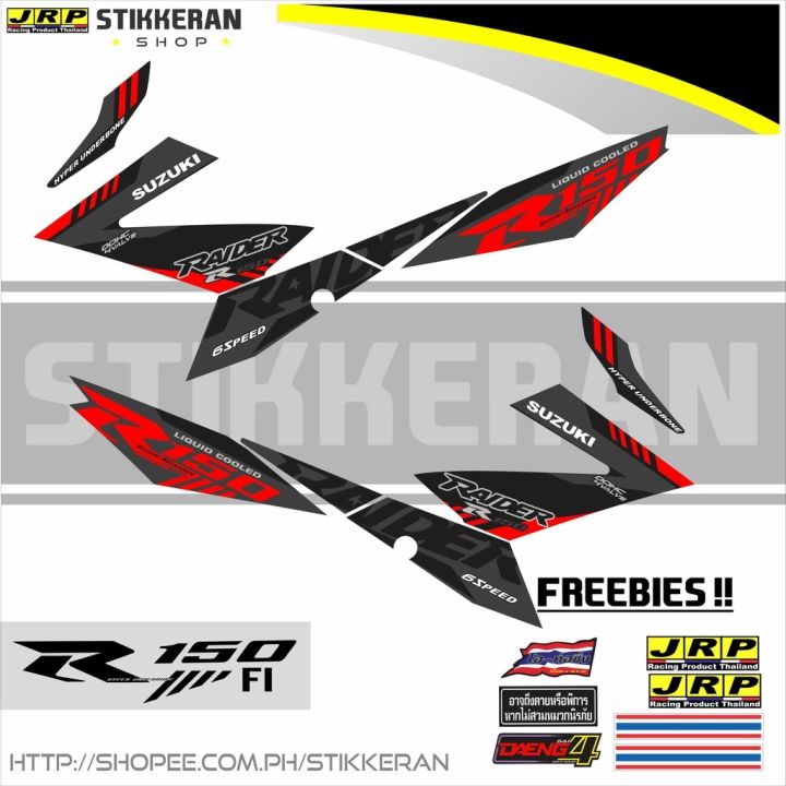 RAIDER 150 FI STOCK DECAL 2021 MODEL | Lazada PH