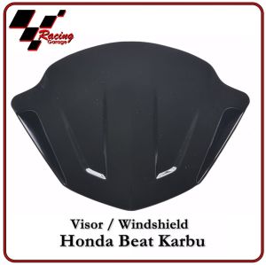 VISOR BEAT KARBU CARBU LAMA WINSIL WINDSHIELD WIND SHIELD SHIEL WIN SIL KARBON CARBON HONDA PNP