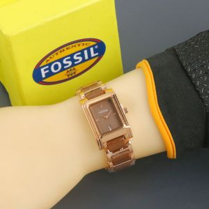 Box Exclusive Jam Tangan Fos Kotak Mini VA-957DA / Jam Tangan Fashion Wanita Tali Rantai Diameter 3cm