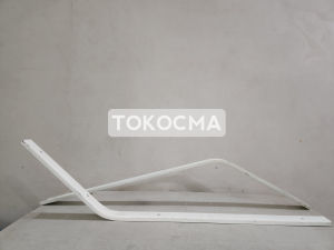 PJU Tiang AH Lampu Jalan 20 Watt 25 Watt Putih / Tiang Lampu Jalan OutDoor Siku Bengkok