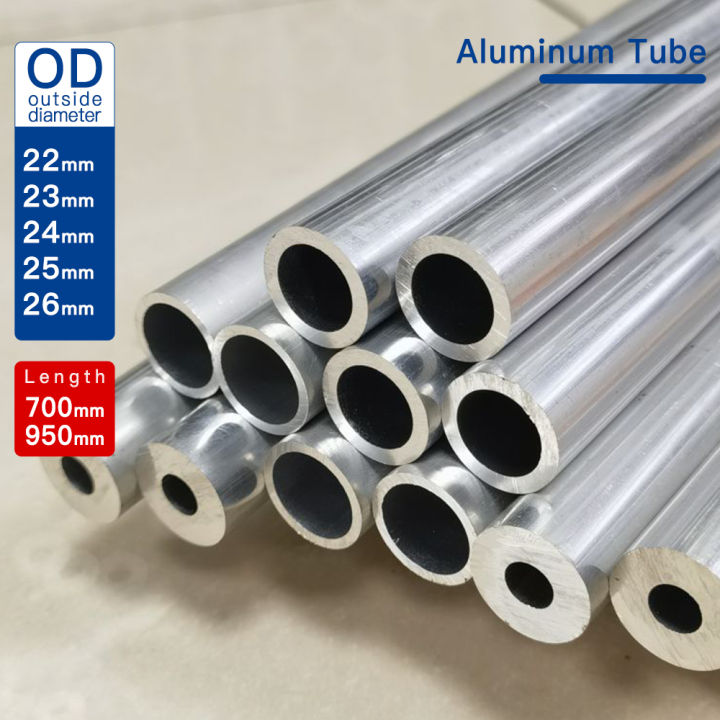 26mm Inner Pipe Aluminum tube OD 22-26mm pipe length 700mm 950mm Straight metal tubing ...