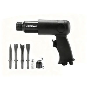 Máy Đục Hơi Khí Nén Cầm Tay Súng Đục Rung Máy Đục Rung Bằng Hơi Tặng Kèm 4 Mũi Đục