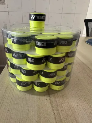 Yonex Badminton Racquet Raket Overgrip AC102EX NonSlip PU Absorb Sweat Racket Pembalut 多用途手胶
