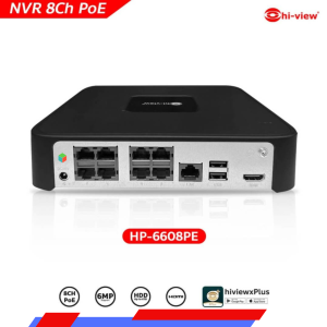 NVR PoE 4/8 Ch. Hi-View HP-6604PEHP-6608PE (NVR PoE.)