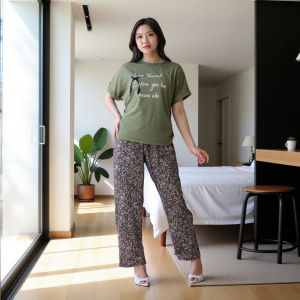 FOREVER SWEET Alamanda Flower One Set Kulot Maxi Rayon Series