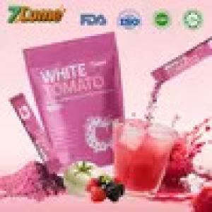 7Lume White Tomato Beauty Drink Glutathione Vitamin C & Berry Antioxidant Blend with Acai Blueberry Cranberry and Strawberry Daily Skin Brightening & Whitening Dietary Supplement 7 Sachets