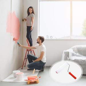 Defoaming Trống bàn chải gai con lăn tự hợp chất Con lăn san lấp mặt bằng con lăn móng tay Chổi lau sàn dễ sử dụng