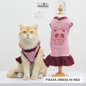 Fiesta Tank & Dress - Baju Kucing dan Baju Anjing POMAPOO Premium Berkualitas