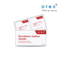 OREX Povidone Iodine Swabs - 1 box (100 pcs). 