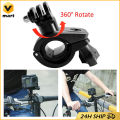 Bracket for 9 10 11 DJI SJCAM Insta360 Action Camera Accessories 360 Degree Rotation Bike Bicycle Motorcycle Handlebar Handle Bar Mount Holder For Gopro Hero 8 7 6 5.