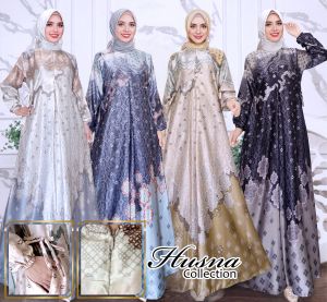 Gamis Ria Ricis Motif terbaru // Gamis Modern Mewah // Gamis Busui