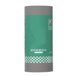 Fypo 25 cái giẻ lau chống mài mòn khăn lau cuộn giẻ lau nhà bếp có thể tái sử dụng khăn lau bát đĩa khăn lau sạch ma sát cao