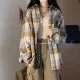 ZD Plaid Shirt for Women New Thin Jacket Long Sleeve Japanese R Loose Fit Top. 