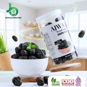 Bakulorganic Kurma Ajwa 100% Azwa Madinah Premium