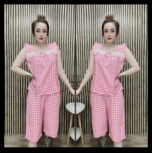 [Bigsize 50-63kg]Set đồ nữ Lửng chất Đũi mềm mát không nhăn Fom to từ 50-63kg