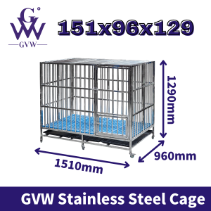 GVW Stainless Steel Sangkar Kucing Besar Murah Cat Cage Dog Cage Pet House Cat House Rumah Kucing