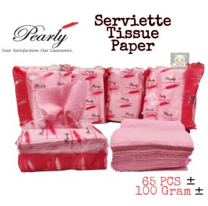 Pearly Serviette Tissue Paper/ Pink/ Red/100gram±
