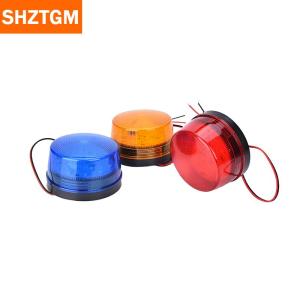 [COD] SHZTGM สีส้มฟ้าแดง12V LED Security ALARM Strobe สัญญาณเตือนไฟกระพริบโคมไฟ