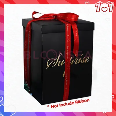 Explosion Gift Box Flower Anniversary Bubble Balloon Surprise Kotak Set Hadiah Birthday Buat Valentines Day Explosion